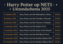 De Harry Potter filmreeks keert in Oktober-November 2025 terug op NET5 ✨
